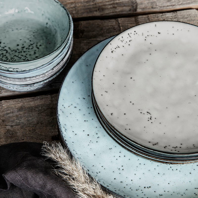 Dinner Plate Rustic Grey/Blue