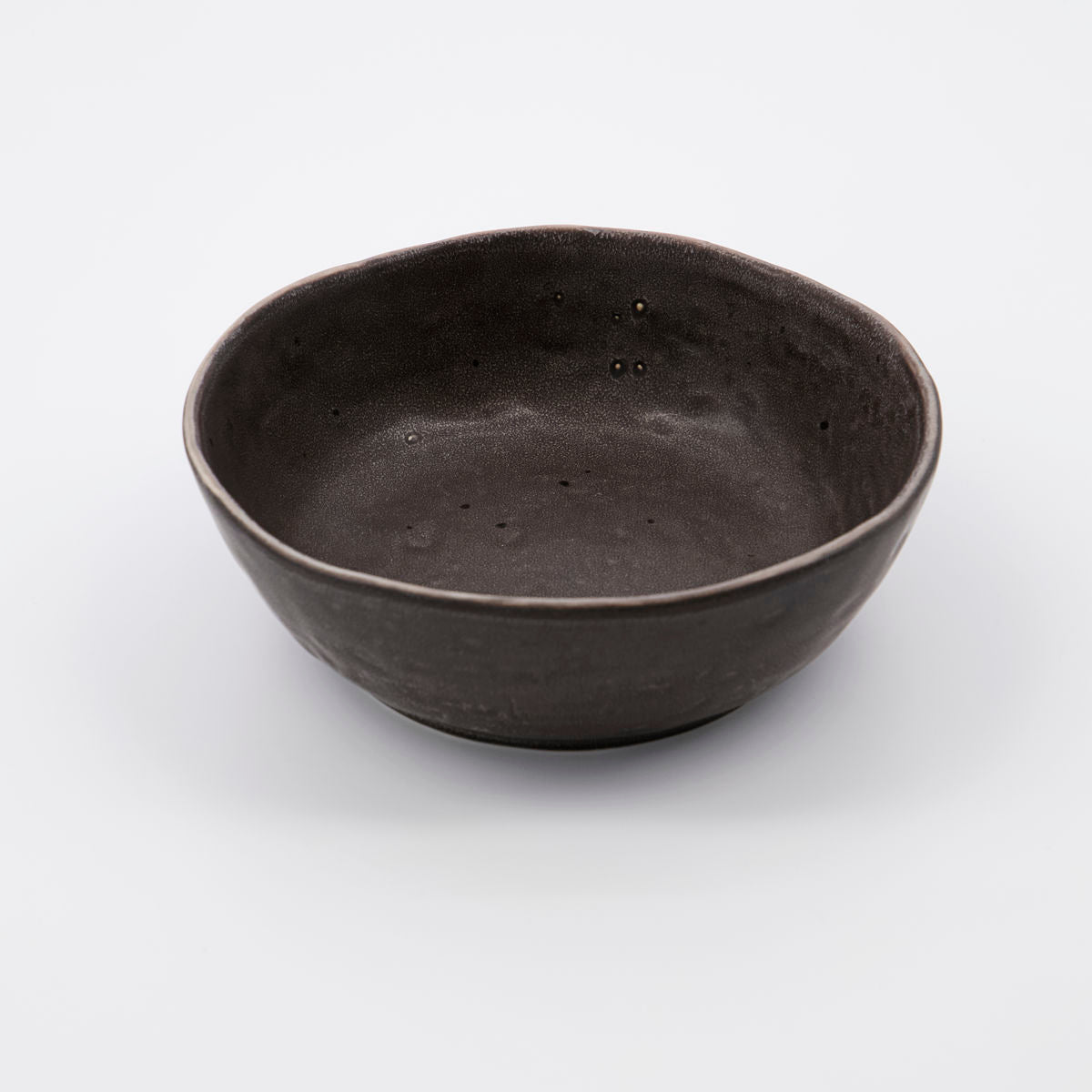 Rustic Ceramic Bowl Dark Grey