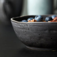 Rustic Ceramic Bowl Dark Grey