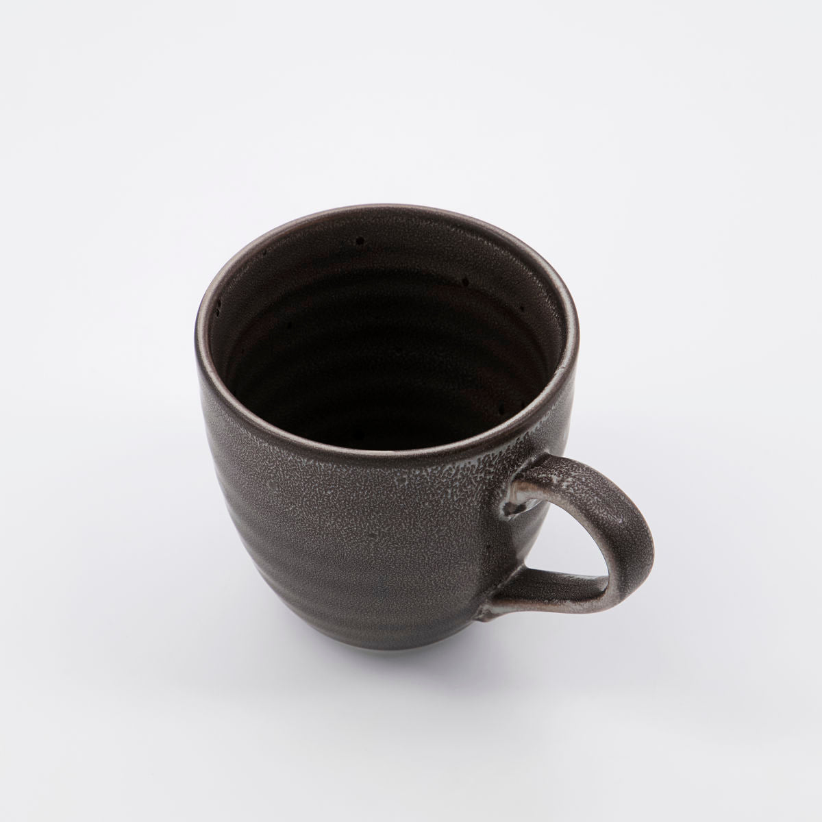 Rustic Ceramic Mug Dark Grey