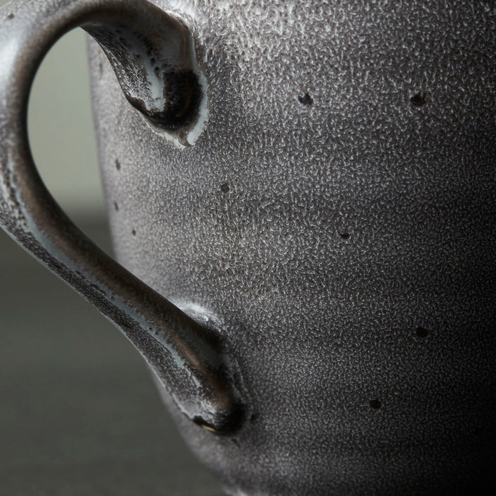 Rustic Ceramic Mug Dark Grey