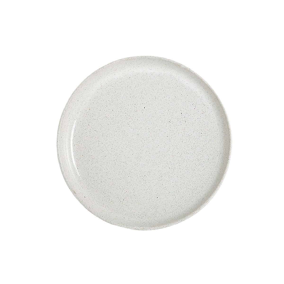 Deep Plate Clay Speckled White