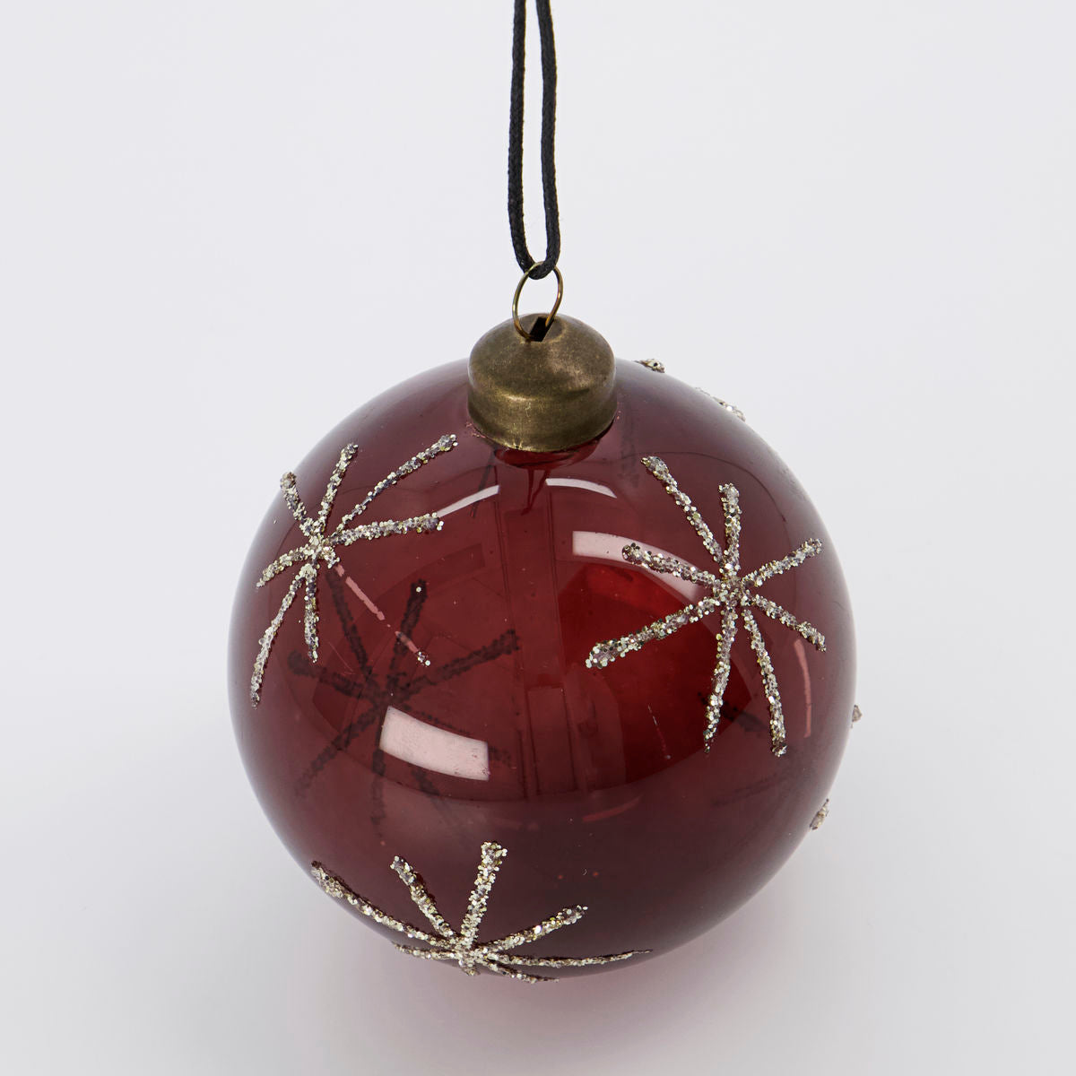 Ornament Star Burgundy