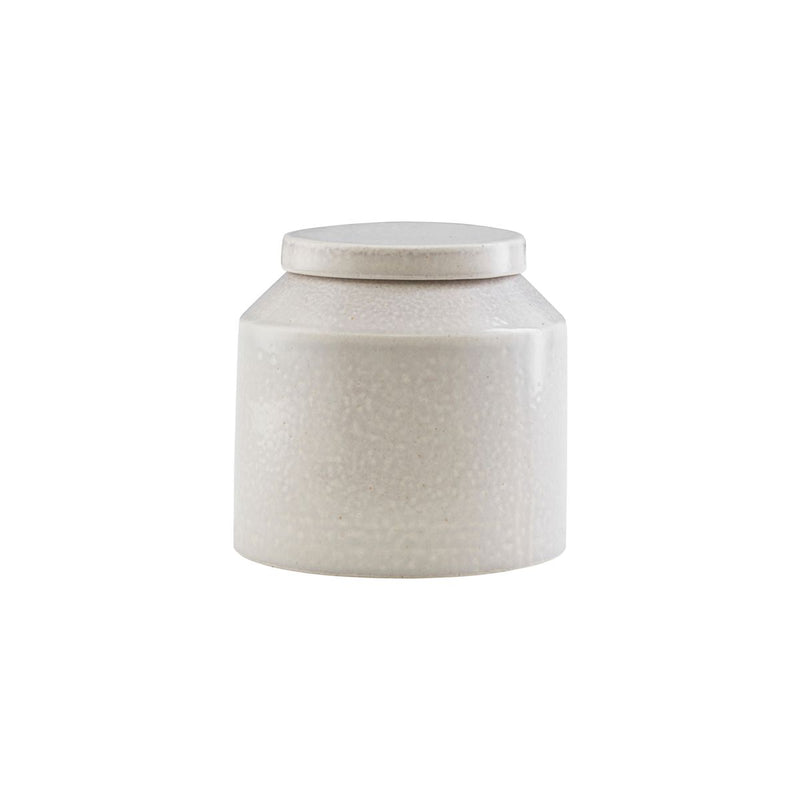 Storage Pot with Lid Light Grey