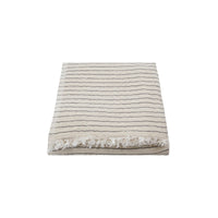 Alice Stripe Dark Grey Throw,