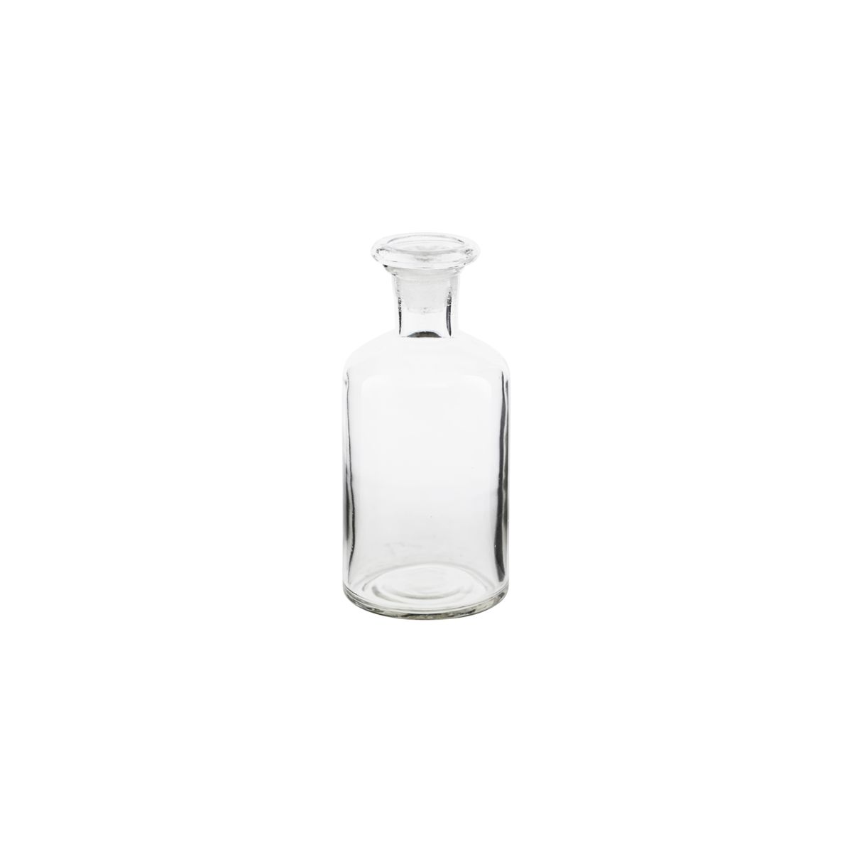 Bottle w. lid  Clear