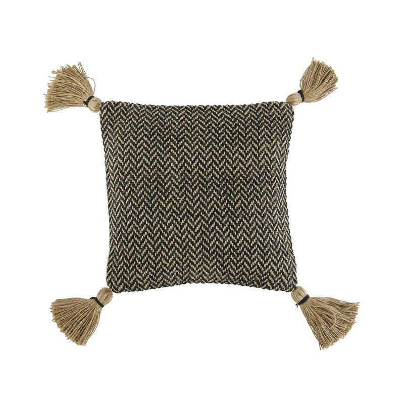 ANKITA Pillow Natural/Black 45x45