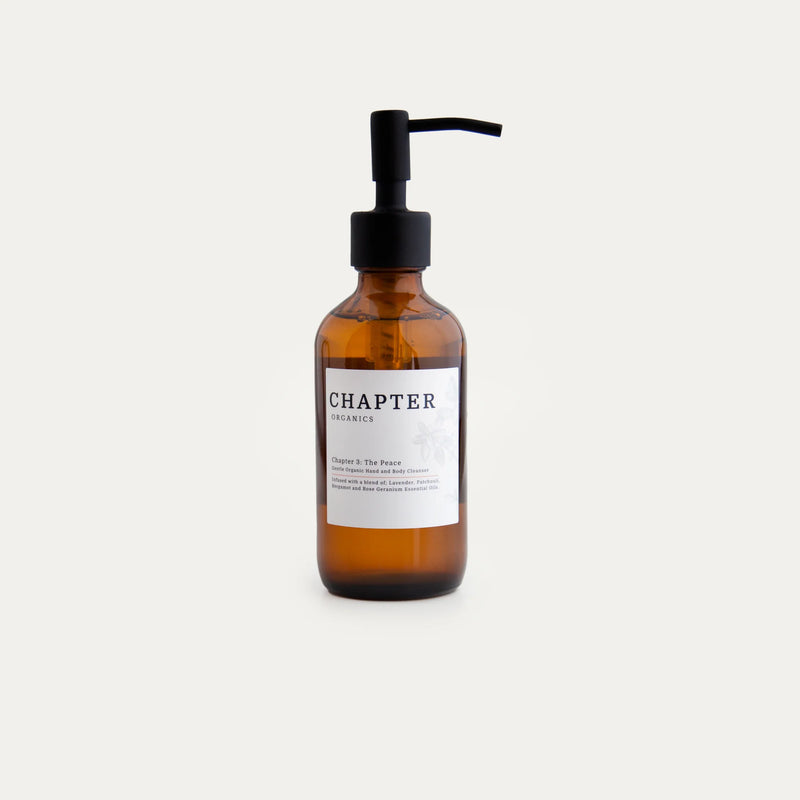 The Peace Organic Hand and Body Cleanser 250ml and 500ml, Chapter Organics
