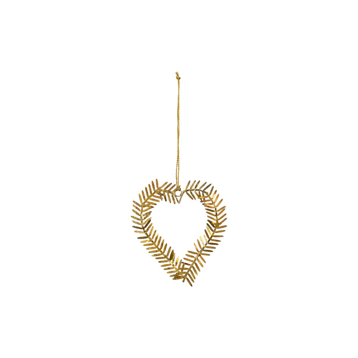 Lamet Brass Ornament Heart