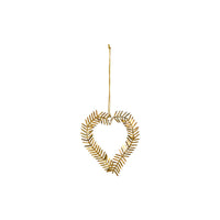 Lamet Brass Ornament Heart