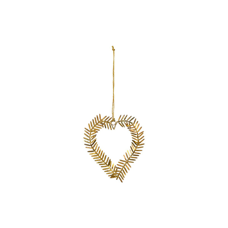 Lamet Brass Ornament Heart