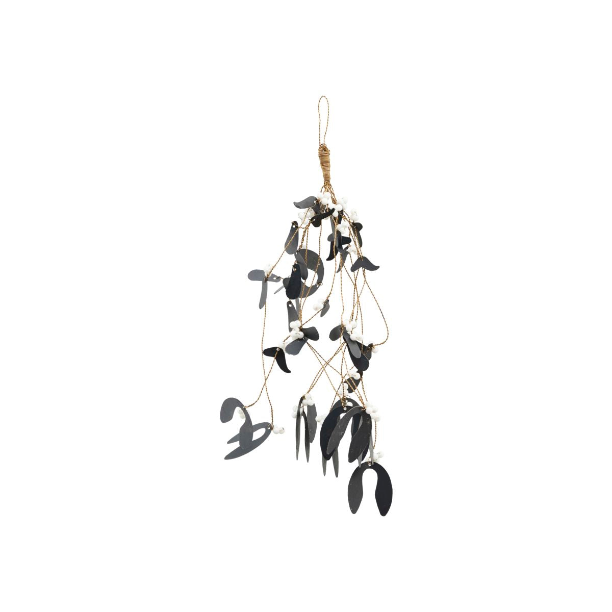 Ornament Mistletoe Black L