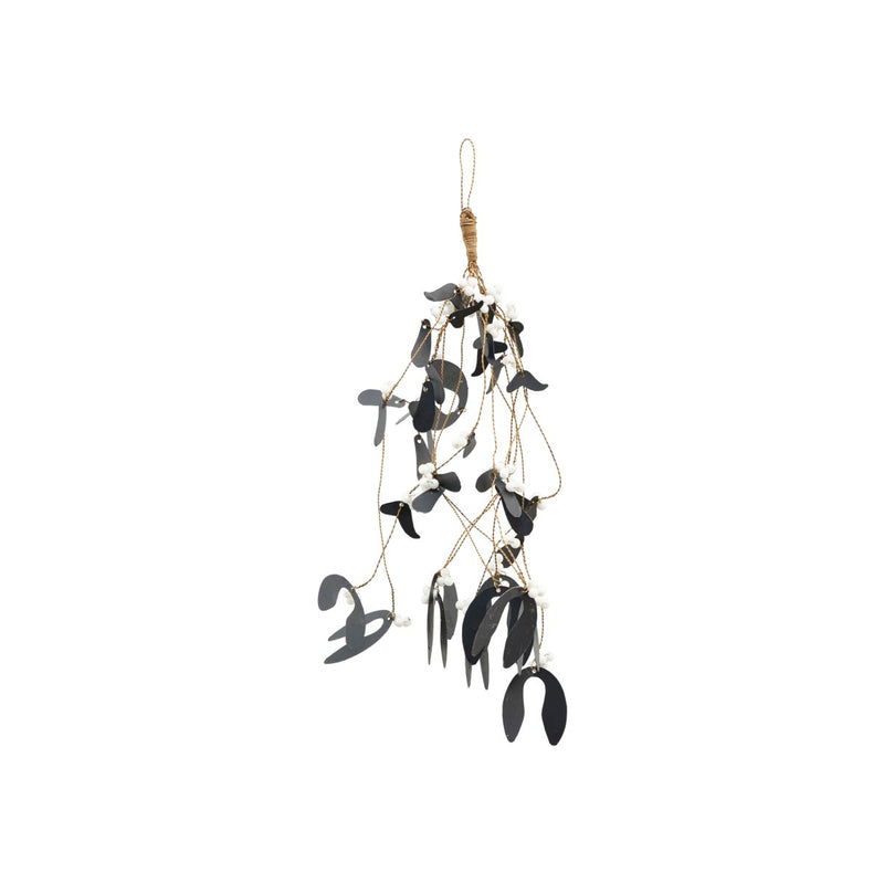 Ornament Mistletoe Black L