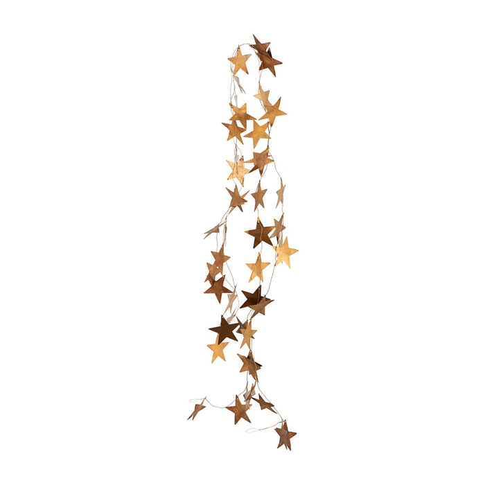 Stars  Antique Brass Garland