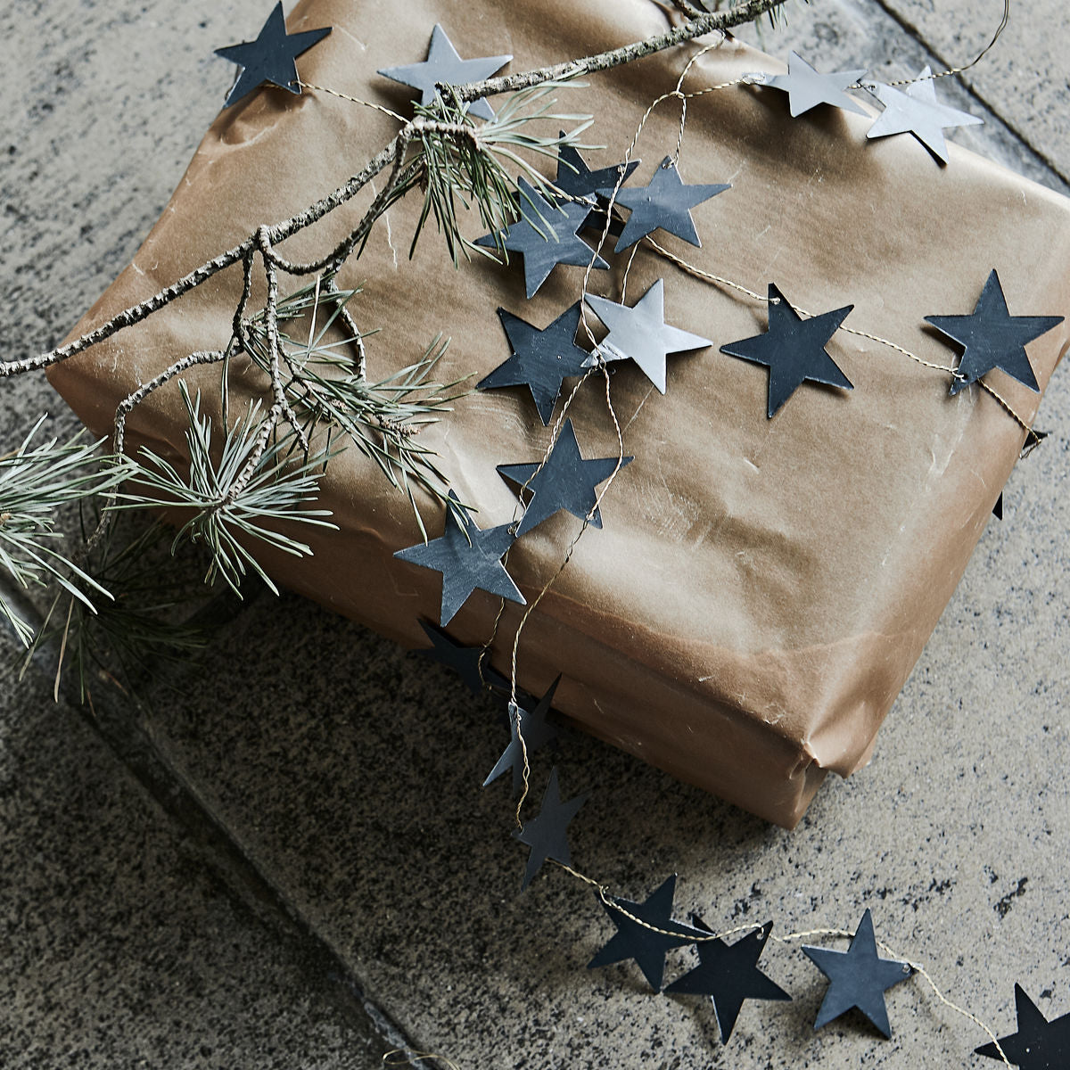 Star Black Garland