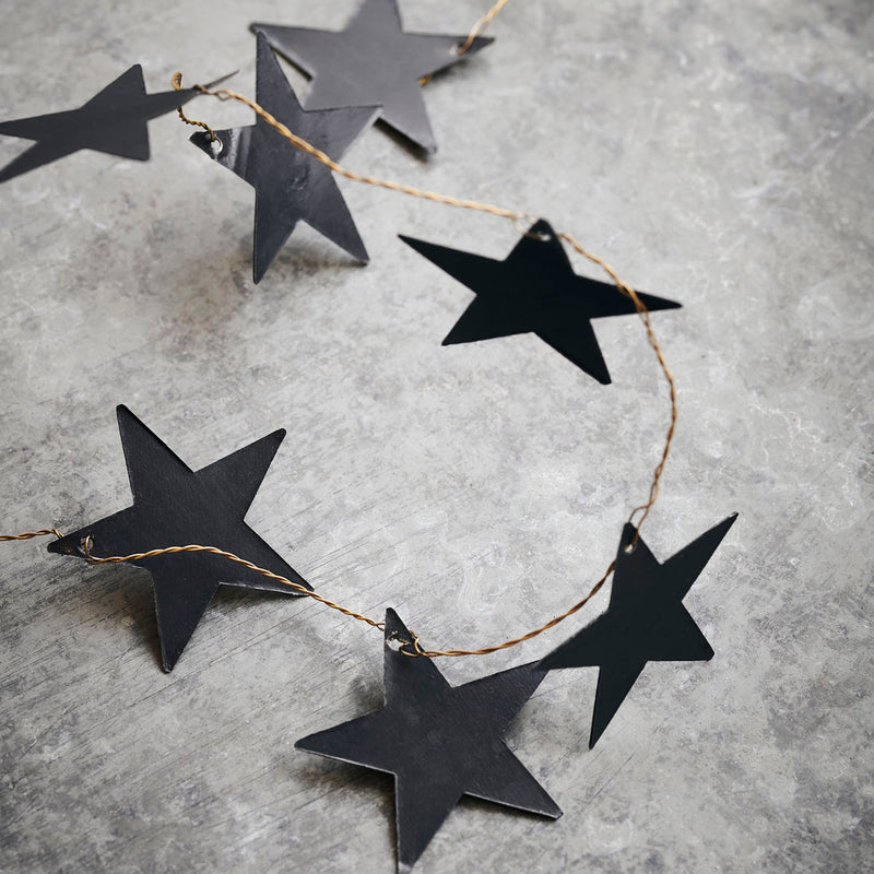 Star Black Garland