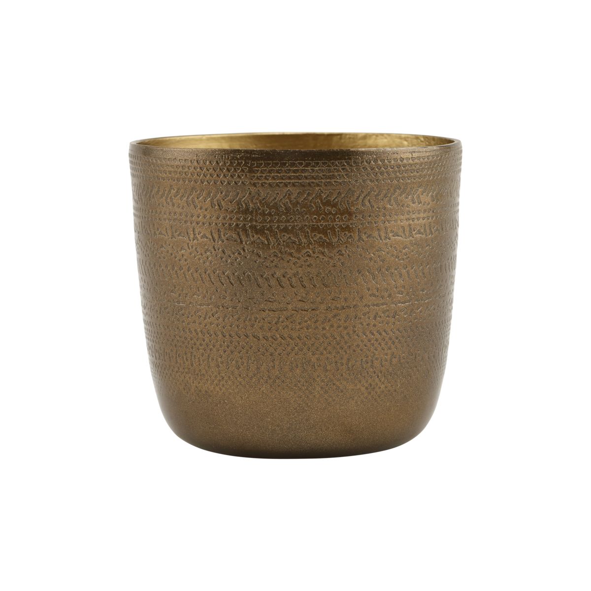 Planter Chappra Antique Brass Finish