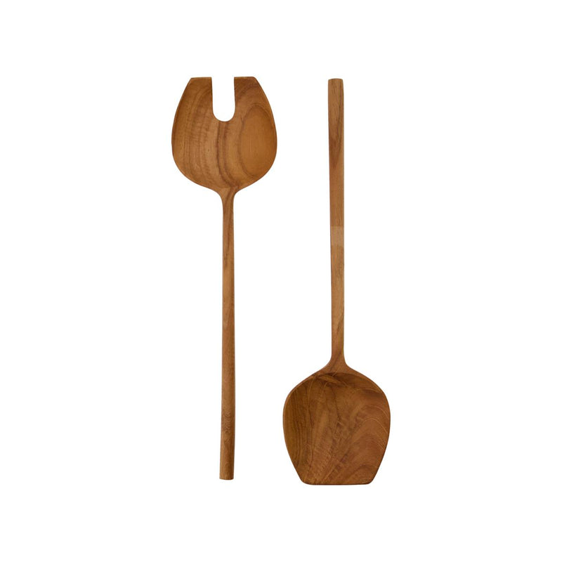 Teak Salad Servers Grabi Nature