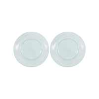 Plate Rain Aqua Set of 2