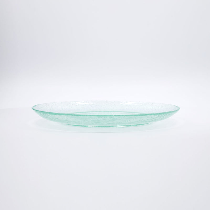 Plate Rain Aqua Set of 2