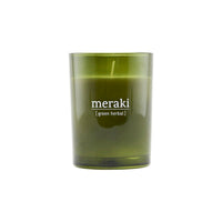 Scented Candle, Green Herbal