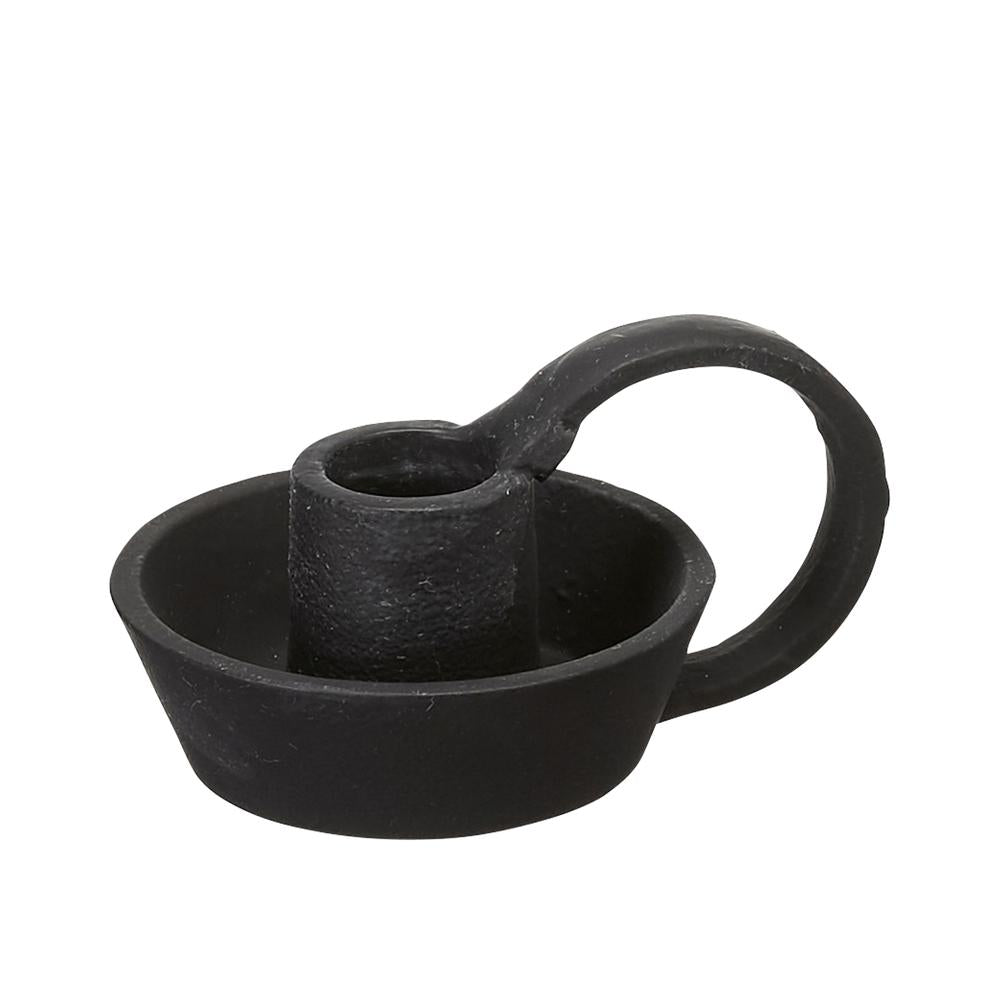 RAJNI Candleholder Black Matt