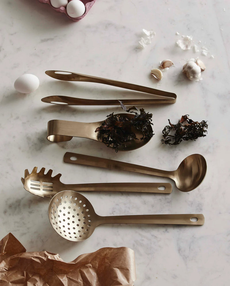 GOLDIES Spoon Rest Matt Gold