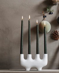 Seil Candle Holder 4 Candles White