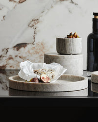 Vinga Dish Large Brown Marble