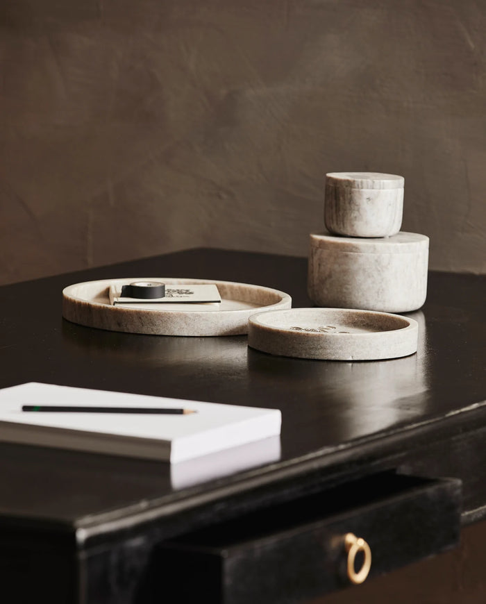 Vinga Dish Small Brown Marble