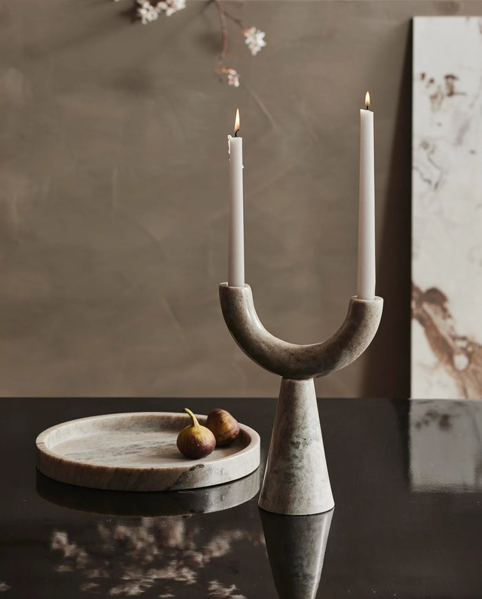 Vinga Dish Large Brown Marble