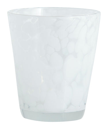 Tepin Drinking Glass Clear/White