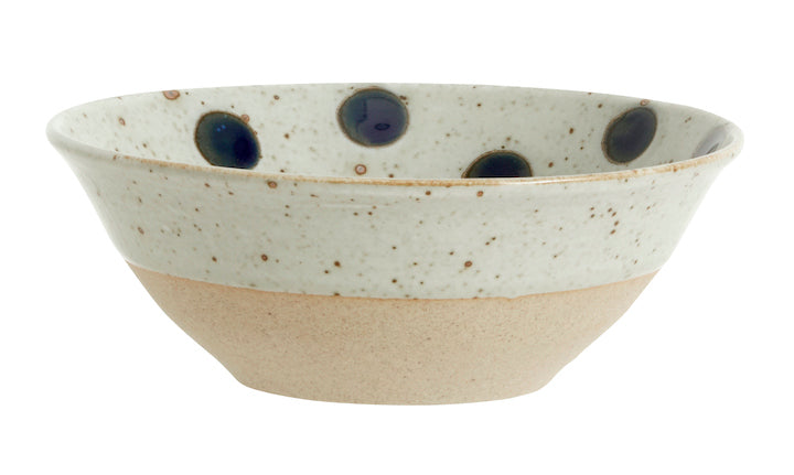 Grainy Dot Bowl Sand/Dark Blue