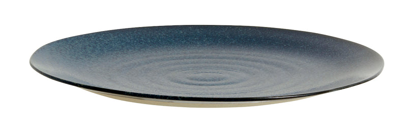 Grainy Dinner Plate Dark Blue