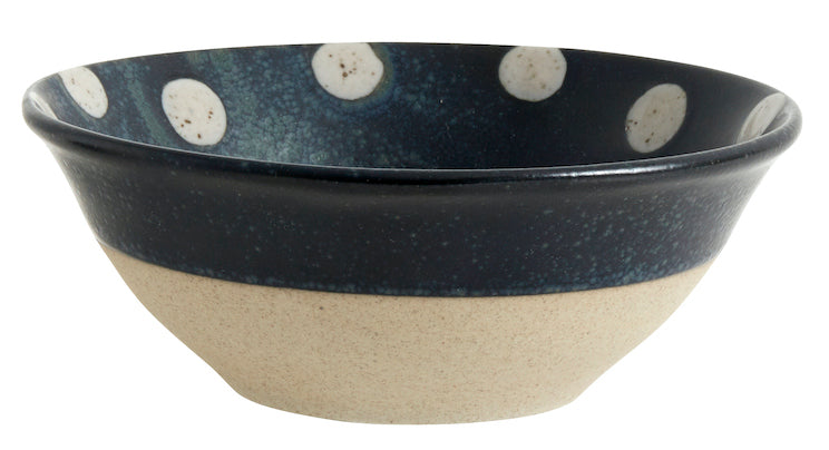 Grainy Dot Bowl Dark Blue/Sand