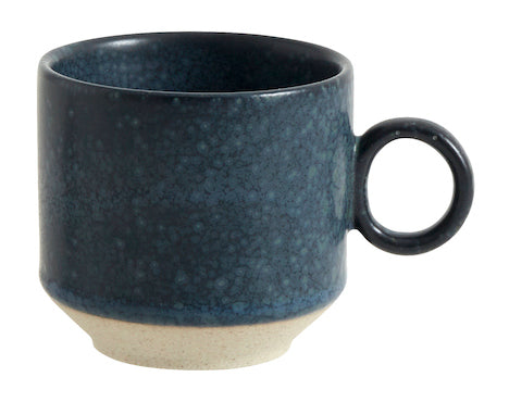 Grainy Espresso Cup Sand/Dark Blue