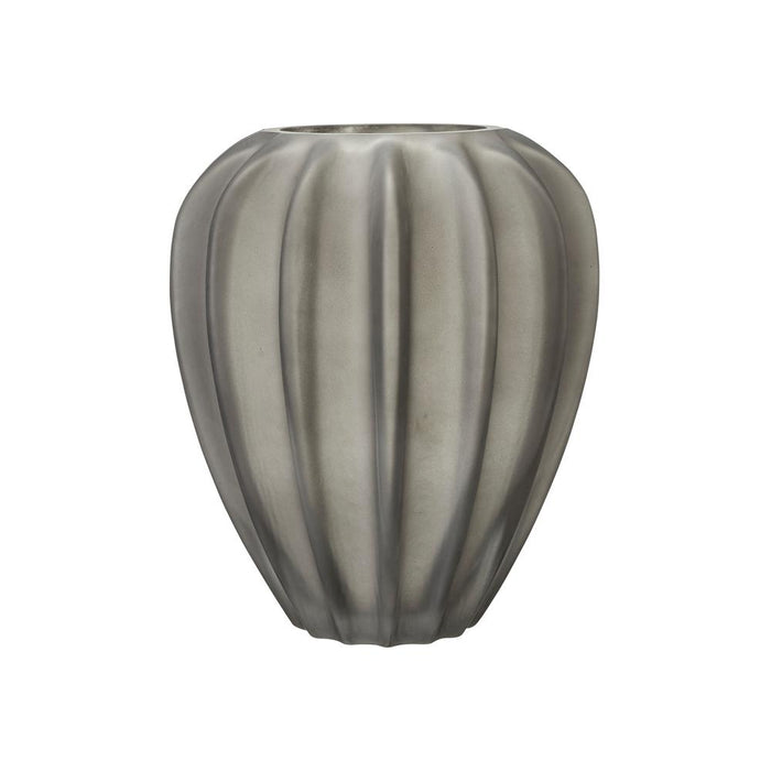 WAVE Vase L Frosted Black