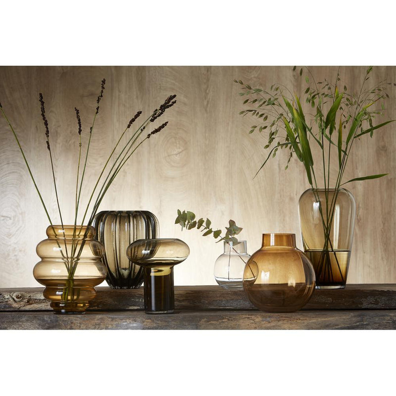 BASE Vase L Brown