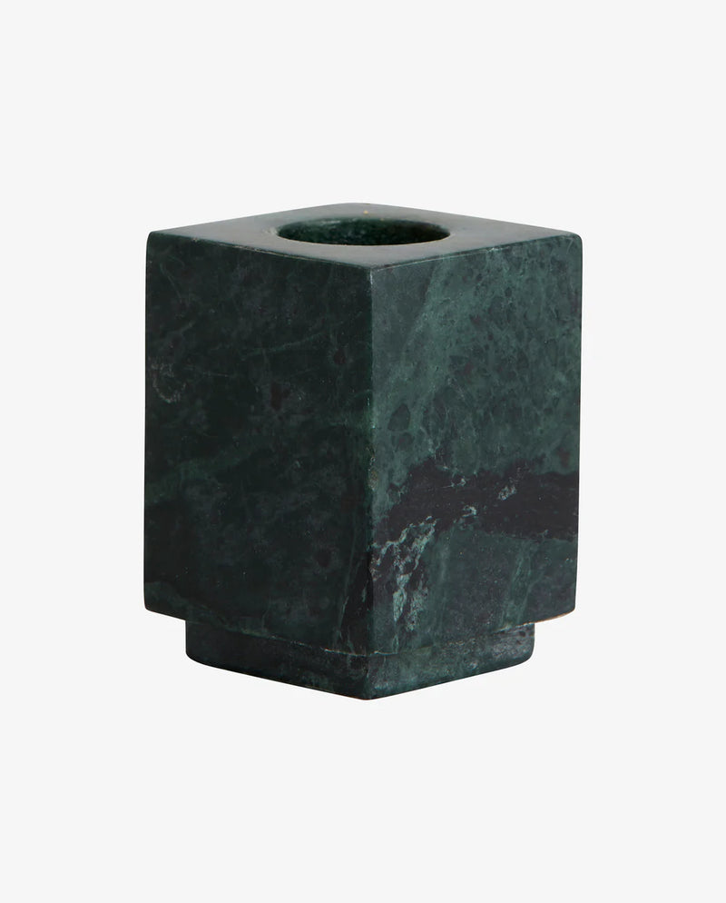 HAIDA Candle Holder S Green Marble