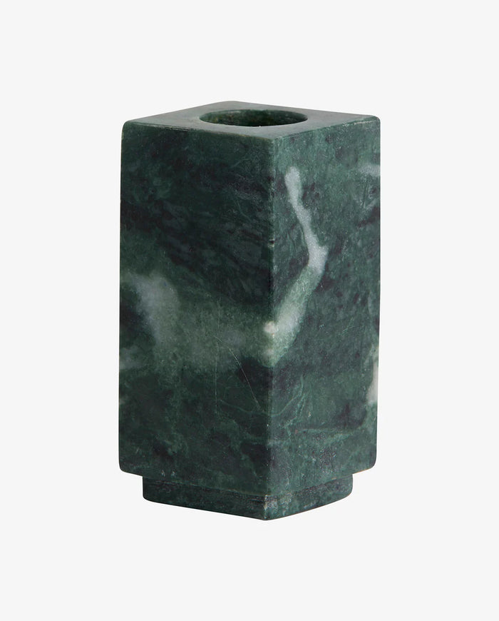 HAIDA Candle Holder L Green Marble