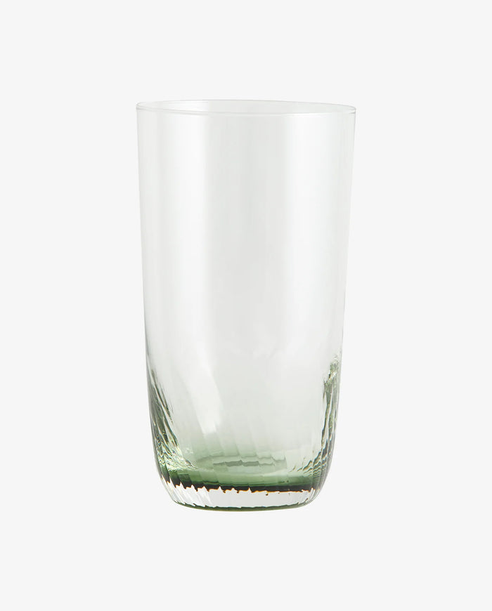 Garo Tall Drinking Glass Green