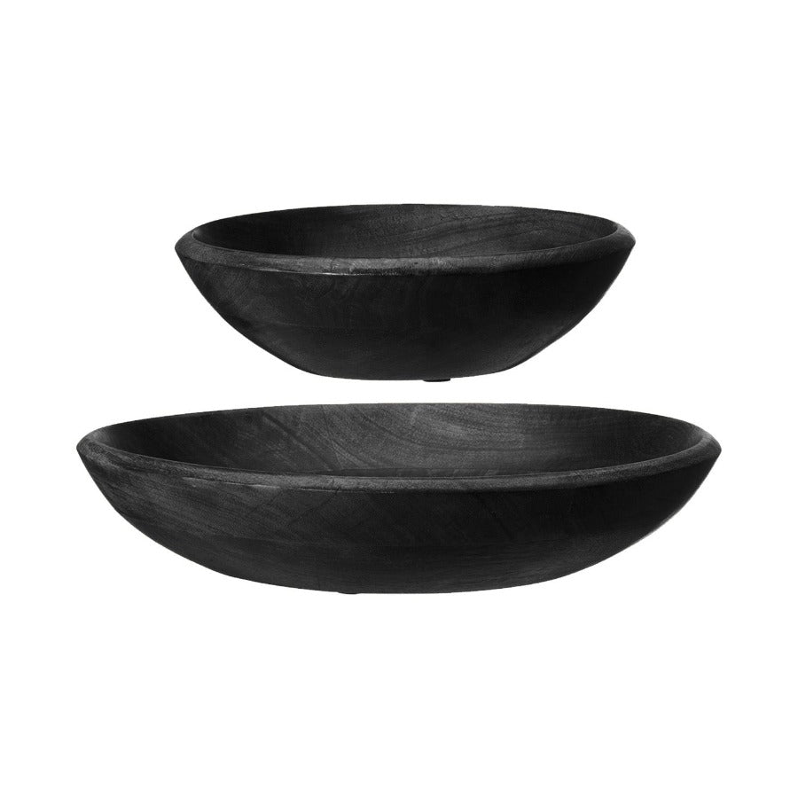 AMBA Bowl Set of 2 Black or Natural