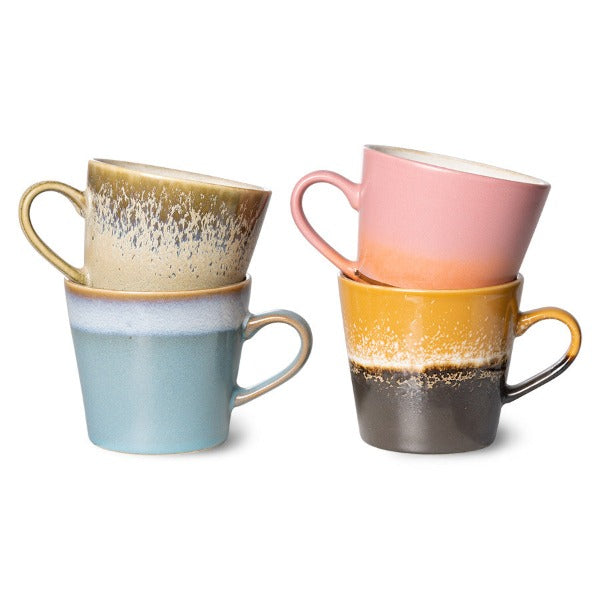 Cappuccino Mugs METEOR  (set of 4)