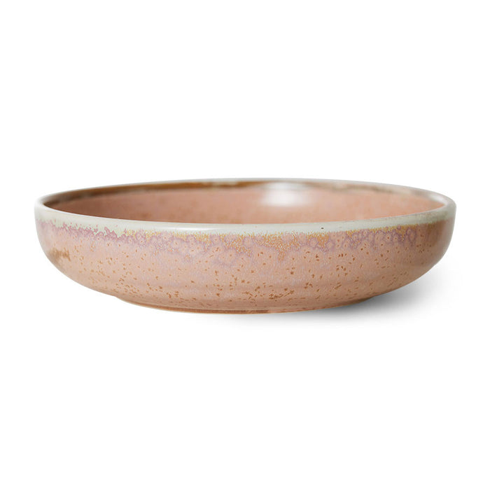 Deep Plate Rustic Pink L