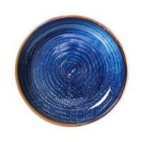 Deep Plate Rustic Blue M