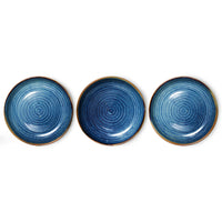 Deep Plate Rustic Blue M