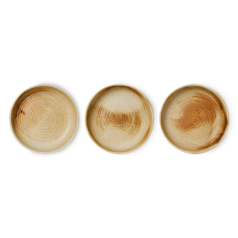 Deep Plate M Rustic Cream/Brown