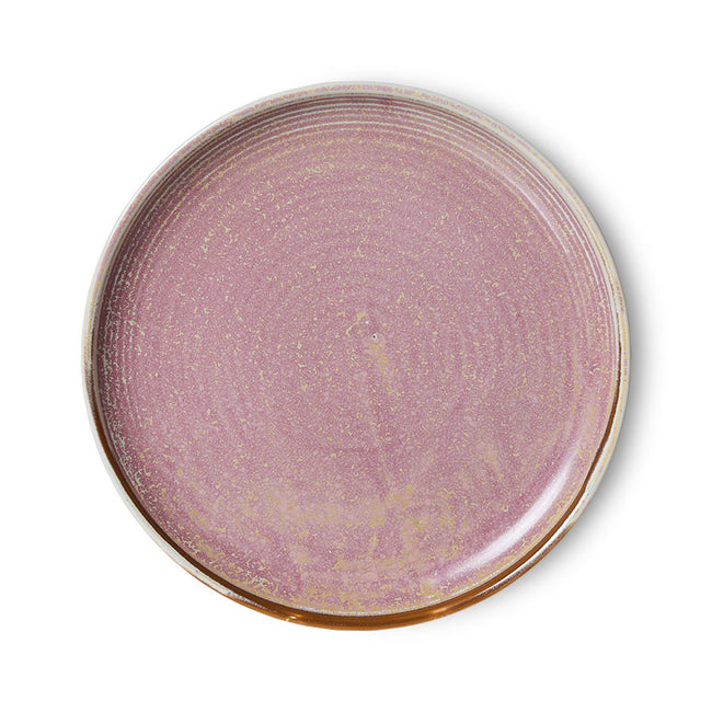 Side Plate Rustic Pink