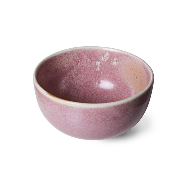the handmade qualities of these small pink bowls mean each is unique and different thanks to the artistic flare of hkliving