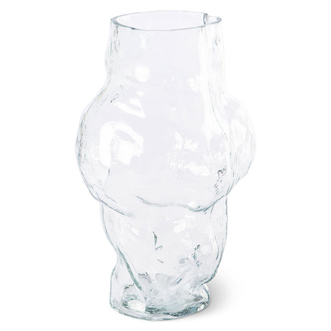 Cloud Vase Clear Glass High